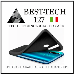 COVER PER HUAWEI P20; P20 PRO; P30; P30 PRO; P40; P40PRO M20-M30 NERO OPACO SLIM