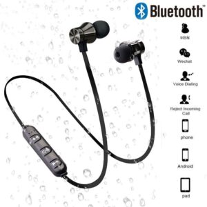 AURICOLARI BLUETOOTH CUFFIE MAGNETICHE SPORTIVE WIRELESS STEREO XT-6 FITNESS