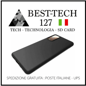 COVER PER SAMSUNG A50-A51 S10 S10+ S20 S20 Ultra S 20+ Silicone TPU Nero Opaco
