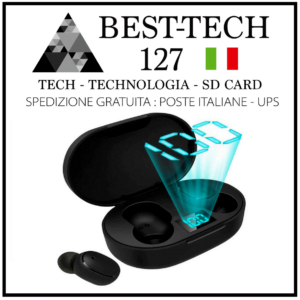 AURICOLARI CUFFIE BLUETOOTH 5.0 WIRELESS E6S TWS SPORT iOS HUAWEI XIAOMI SAMSUNG