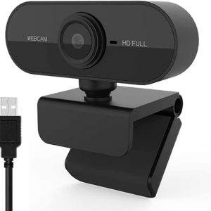 WEBCAM USB CAMERA PC CON MICROFONO PER VIDEOCHAT LEZIONE SMART WORKING CON CLIP