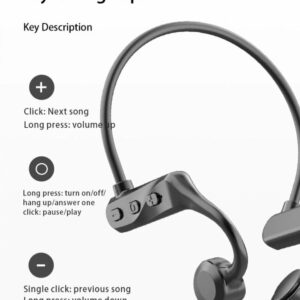 Cuffie Bluetooth 5.1 Cuffie a conduzione ossea Surround SPORT AURICOLARI