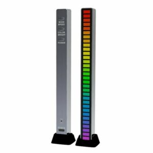LUCE RGB SMART 32LED CON MUSIC SYNC SENSIBILE AL SUONO STRISCIA LUMINOSA GAMING