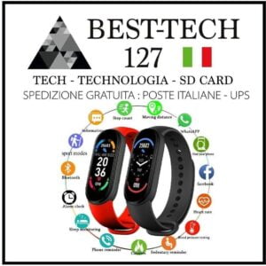 Orologio Smartwatch M6 2022 Smart Band Fitness Sport Cardiofrequenzimetro