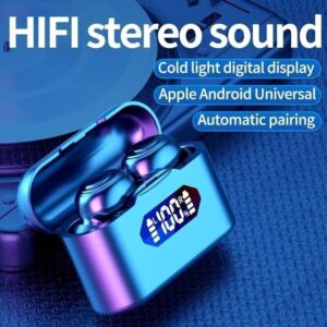 Cuffie Auricolari Bluetooth 5.3 Wireless TWS X37 SPORT Led schermo Touch control